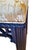 Wood Vintage Chinese Chippendale-Style Upholstered Bench For Sale - Image 7 of 9