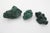 Polished Botryoidal Malachite Brain Cluster Gemstone Specimen Set of 3 For Sale - Image 4 of 10