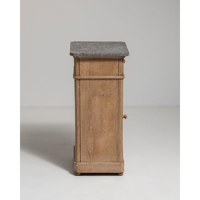 19th Century France Antique White Oak Side Table For Sale - Image 15 of 16