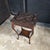 Late 19th Century Pretty English Oak Carved Top Shaped Leg Side Table For Sale - Image 4 of 11