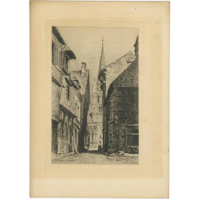 A. Briend De Maignon, Rue De La Poissonnerie, Montivilliers, 1875, Paper For Sale - Image 3 of 9