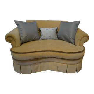 Vintage New Curved Loveseats Chairish Comfortably seat family, friends, partners, and guests with living room loveseats.