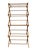 This vintage folding clothes drying rack features a tall, multi-tier, accordion-style frame designed to provide generous...