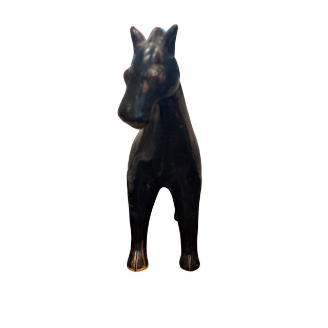 Antique 19th Century Chinese Figure of a Horse in Mottled Brown Glaze For Sale - Image 9 of 11