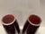 Mid 20th Century Red Pigeon or Ox Blood Silver Rimmed Vases Ginbari For Sale - Image 5 of 8