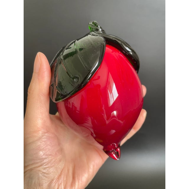 Vintage Italian Murano Art Glass Fruits - Set of 6 | Chairish