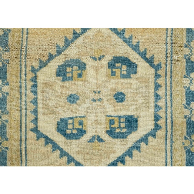 Turkish Turkish Mini Rug Oriental Hand Knotted Vintage Rug 1'10" x 3'7" #16427 For Sale - Image 3 of 8