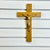 1940s Vintage Traditional Rustic European German Pine Crucifix For Sale - Image 4 of 9