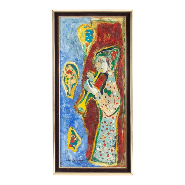 Oil on Board Painting by Alex "Boz" Bozickovic For Sale