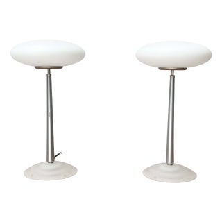 Postmodern Italian Silver Pao T1 Table Lamp by Matteo Thun for Arteluce, 1990s, Set of 2 For Sale