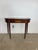 English English George III Mahogany Fold Top Demi Lune / Card Table, Mahogany With Birdseye Maple Inlay, Circa 1800 Front Demilune For Sale - Image 3 of 10