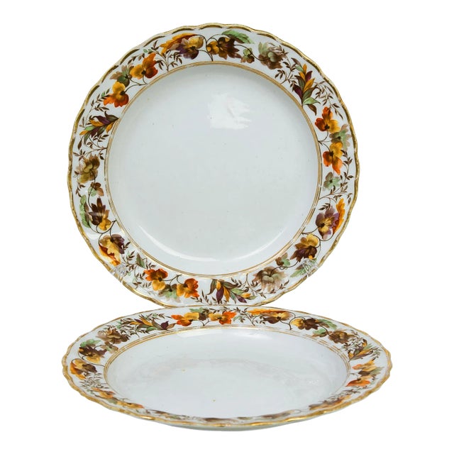 18thC Royal Derby Plates - 1788-1806 - England For Sale