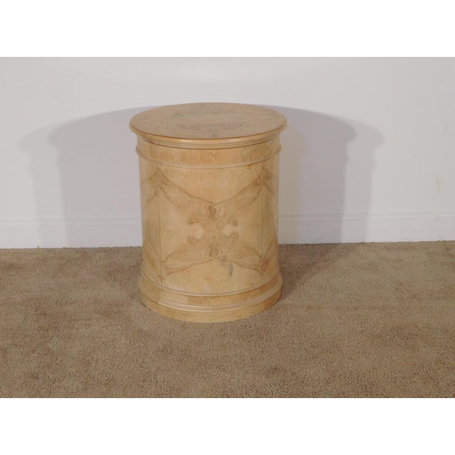 Ca. 1990s Henredon Charles X Collection Round End Bedside Chest Table Nightstand For Sale In South Bend - Image 6 of 9