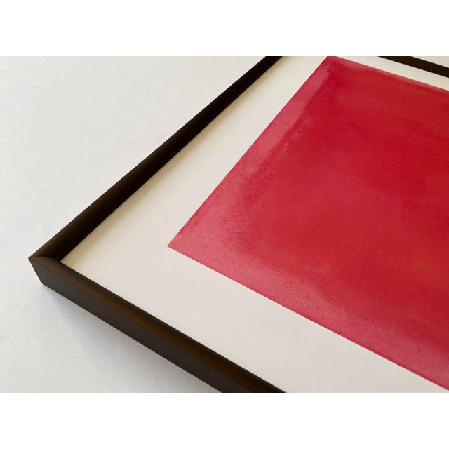 2000 - 2009 Mark Rothko Vintage Abstract Expressionist Lithograph Print Framed Modernist Fine Art Poster " Untitled " 1960-1961 For Sale - Image 5 of 16