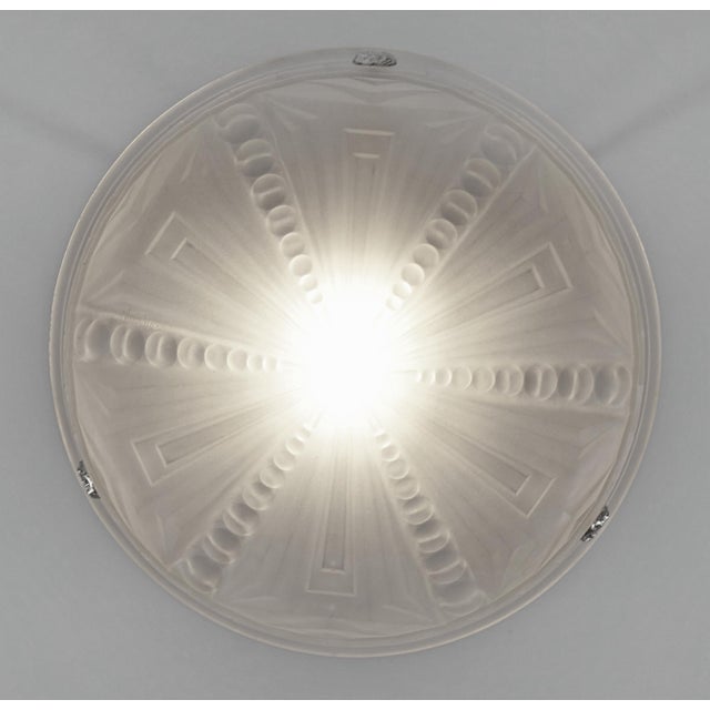 1920s French Art Deco Pendant Light by Muller Freres 1920s France For Sale - Image 5 of 7
