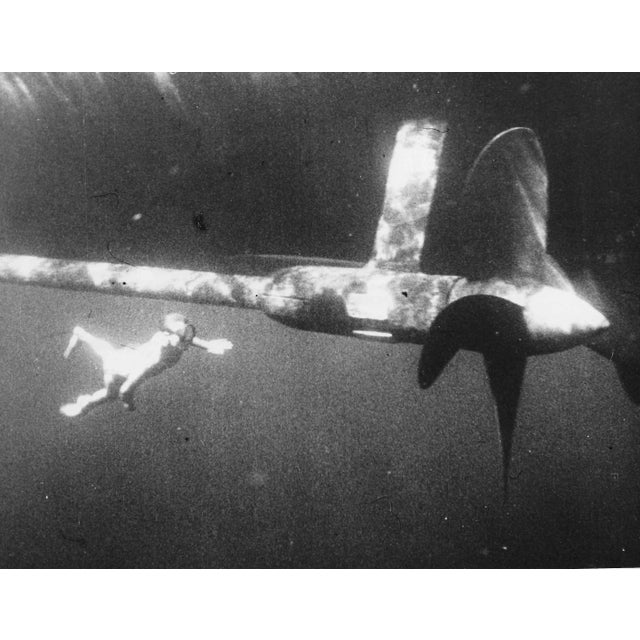 Figurative 1935 Underwater Diver Black & White Photograph For Sale - Image 3 of 3