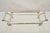 Silver Vintaga Italian Hollywood Regency Faux Bamboo Silver Plated Serving Platter Stand For Sale - Image 8 of 10