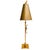 2020s Contemporary Tall & Slender Azalea Gold Table Lamps by Lucas McKearn - a Pair For Sale - Image 5 of 17