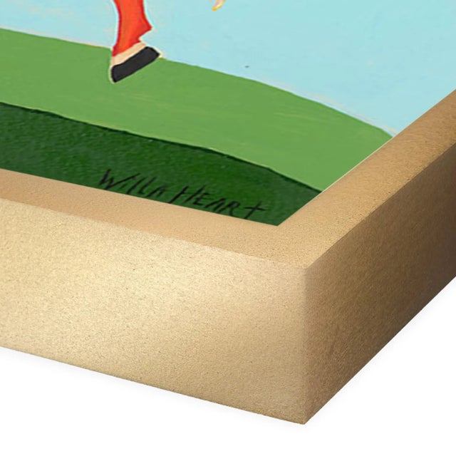 DESCRIPTION: Beauregard Sandlewood by Willa Heart in Gold Frame, Small Art Print SPECIFICATIONS: Type: Giclée Art Print on...