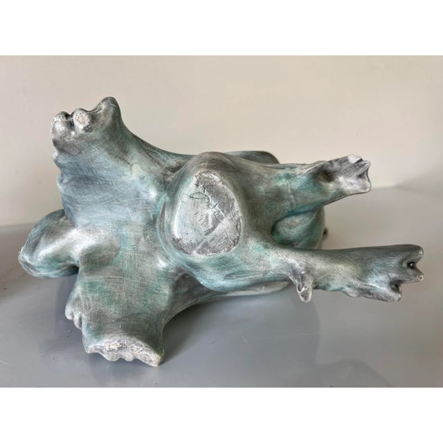 1960's Jodie Art Pottery Roosters Sculptures - a Pair For Sale - Image 9 of 13