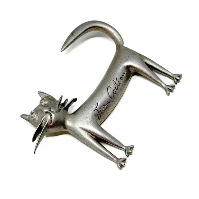 Vintage Cat Brooch by Jean Cocteau,A. Madeline and Flammarion, 1997 For Sale - Image 6 of 10