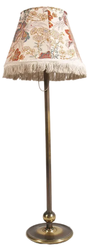 Art Deco Style Floor Lamp in Burnished Brass from Bottega Gadda, Milan, Italy, 1970s