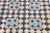 1990s 1990s Modern Moroccan High-Low Blue/Ivory Wool Rug - 4'2'' X 6'1'' For Sale - Image 4 of 8