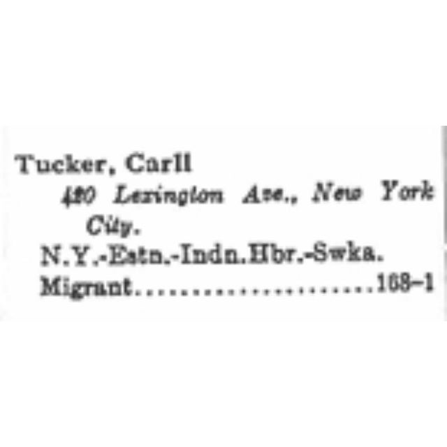 Blue Carll Tucker's Three-Masted Schooner Migrant W/ Nycc Burgee 1944 For Sale - Image 8 of 10