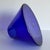 Vintage Hand Blown Conical Cobalt Blue Glass Vase For Sale In Los Angeles - Image 6 of 10