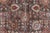 Antique Tabriz With All-Over Floral Sub-Geometric Design in Charcoal and Red 8'0 X 11'6 For Sale - Image 4 of 16