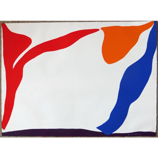 1960s Ray Parker Abstract Color Lithograph For Sale In San Francisco - Image 6 of 6