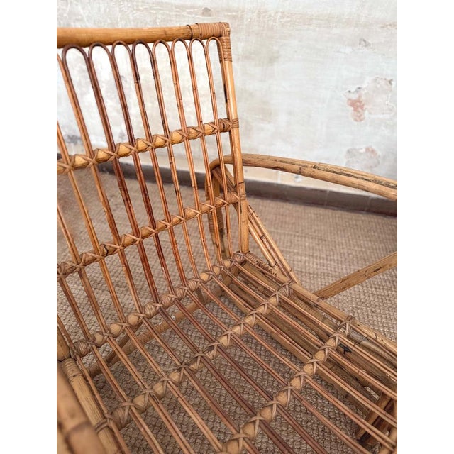 Beige Vintage Bent Bamboo Chairs by Paul Frankl, 1940s, Set of 2 For Sale - Image 8 of 12