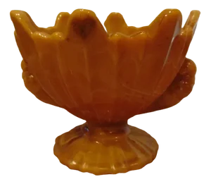 Art Deco Glass Cake Stand from United Glassware STS Abel, 1930s