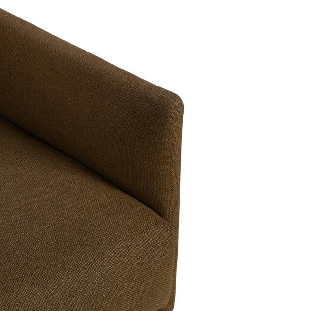Cor Avalanche Fabric Two-Seater Brown Bronze Manual Function Sofa Couch For Sale - Image 6 of 17