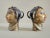 19th Century Antique India Painted Brass Hindu Gauri Head Sculptures - a Pair For Sale - Image 5 of 10