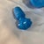 Antique Blue Opaline Glass Vanity Bottles With Swirl Pattern - Pair For Sale In Chicago - Image 6 of 6