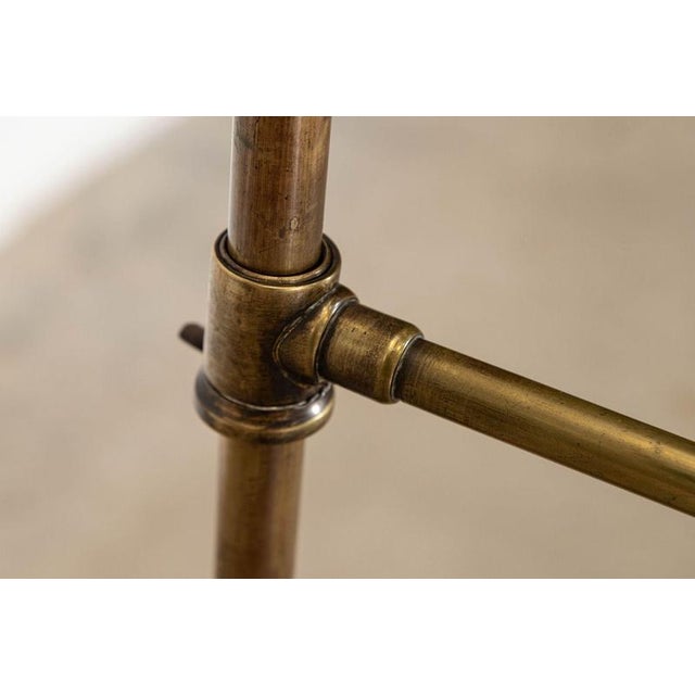 Wood 19th Century English Brass Reading Stand Table, 1880 For Sale - Image 7 of 12