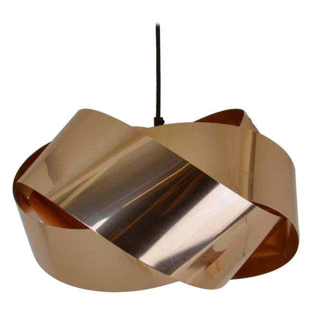Danish Copper Pendant, 1970s For Sale - Image 6 of 6