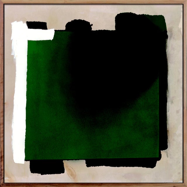 Abstract Pop: Emerald Art Print - Framed For Sale - Image 3 of 3