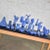 Handsome 24-piece collection of bright blue Niloak mid-century pottery. They are all in fabulous vintage condition apart...