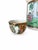 Mid 20th Century Chinese Rose Medallion Porcelain Teapot With Wrapped Cane Handle & Two Cups — 3-Piece Set For Sale In Las Vegas - Image 6 of 11