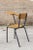 1950s Steel & Wood Student Desk Chair by Jacques Hitier, France, 1950s For Sale - Image 5 of 13