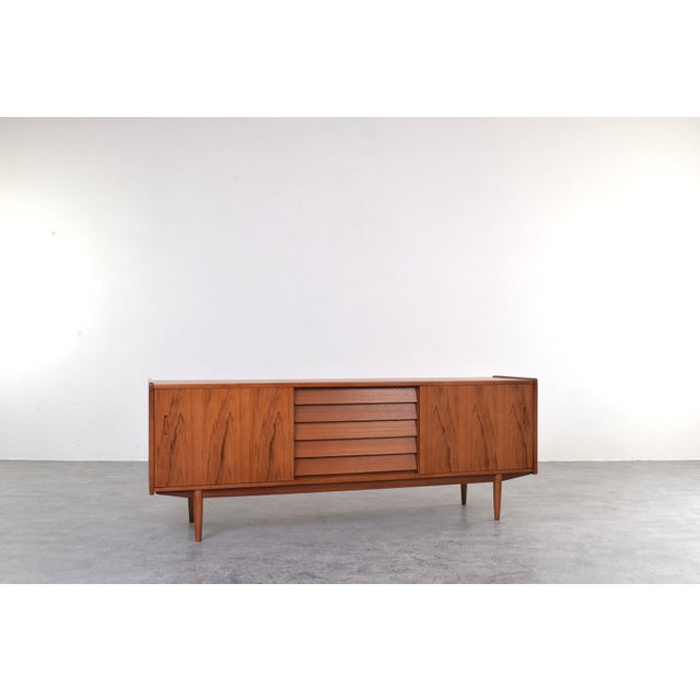 Mid-Century Modern Mid-Century Teak Trio Sideboard by Nils Jonsson for Hugo Troeds, Sweden, 1960s For Sale - Image 3 of 18