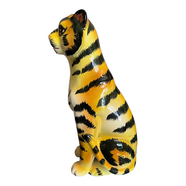 Midcentury Tiger Figurine For Sale