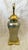 1950s Vintage MCM Silver & Brass Metal Ginger Jar Table Lamp For Sale - Image 5 of 8