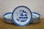 46 Pc Vintage Chinese Export Canton Blue & White Porcelain Pagoda Dinnerware Set For Sale - Image 9 of 15