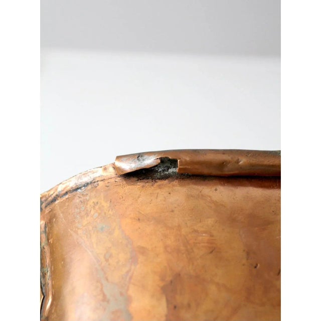 Antique Copper Fish Kettle or Poissoniere For Sale - Image 9 of 13
