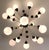 21st Century Matte White Murano Nebula Sputnik Chandelier by Fabio LTD For Sale - Image 6 of 7