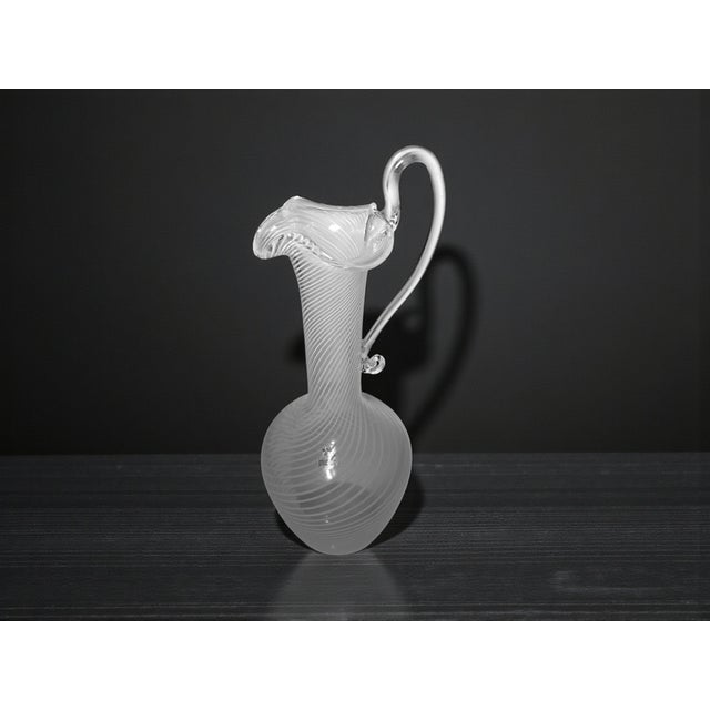Mid-Century Modern Decorative Murano Glass Carafe from Salvadori Glassworks, 1970s For Sale - Image 3 of 9
