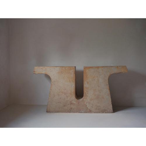 Munk Console in Hemp Crete by Lucas Tyra Morten For Sale - Image 4 of 10